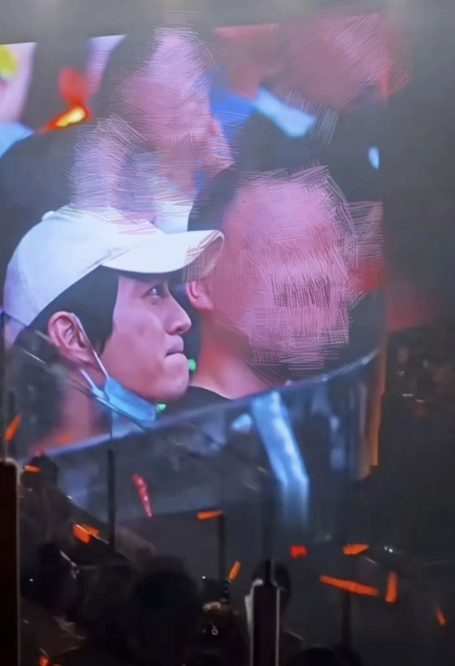陈晓低调现身韩红演唱会