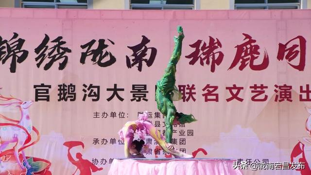 这么近 那么美 漫游官鹅赏山水 | 锦绣陇南 瑞鹿同行——官鹅沟大景区联名文艺演出举行