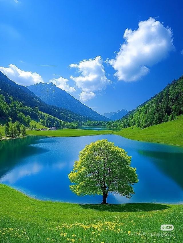 青山绿水风光旖旎