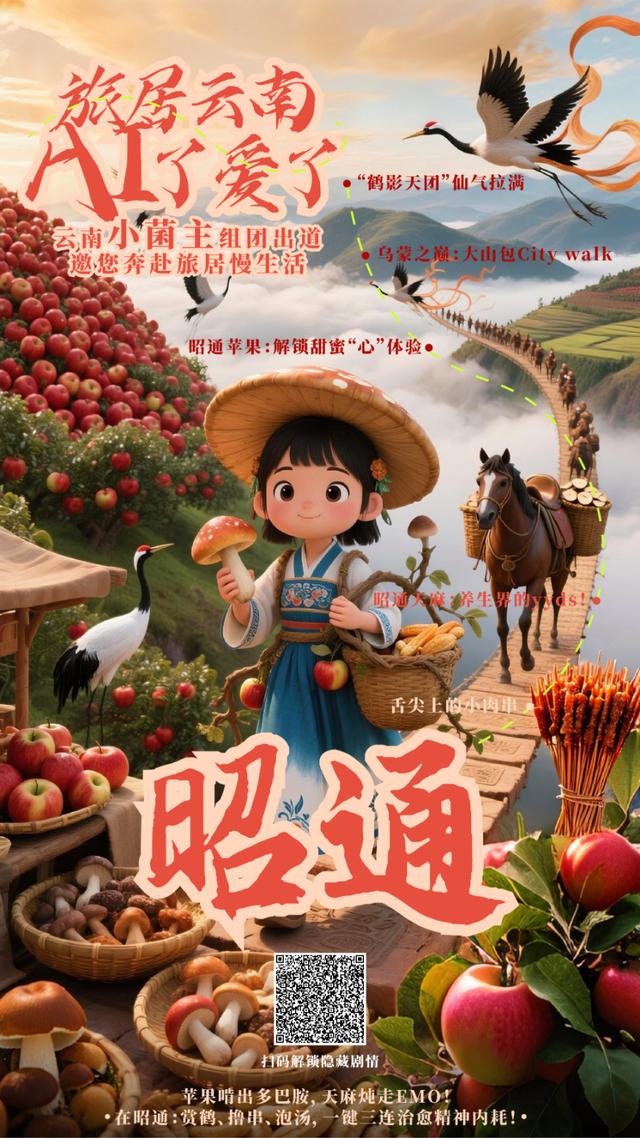 旅居云南·AI了爱了丨“云南小菌主”震撼集结，带你一站式解锁云南旅居密码