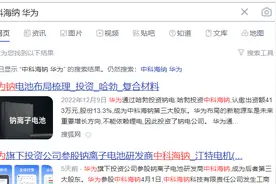 华为钠电池-最大收益方—低位华阳股份图片