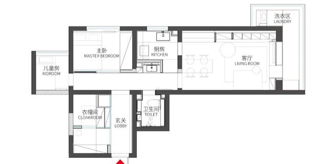 北京宝妈，因太会布置而走红	，把58㎡的房子装得堪称收纳教科书