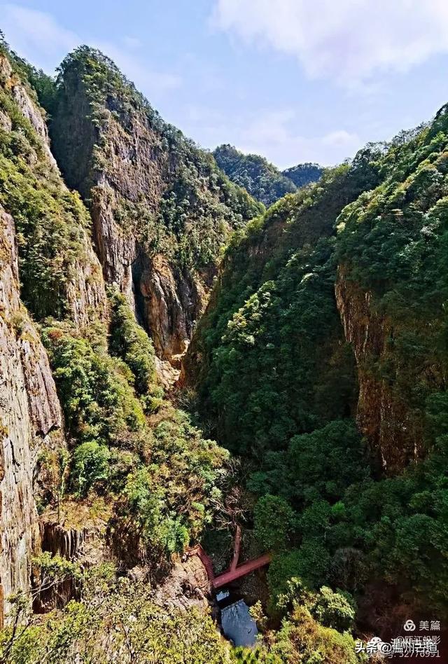 温州高山峡谷隐藏的小众秘境，驴友的瀑降宝藏地！雨后风光绝佳！