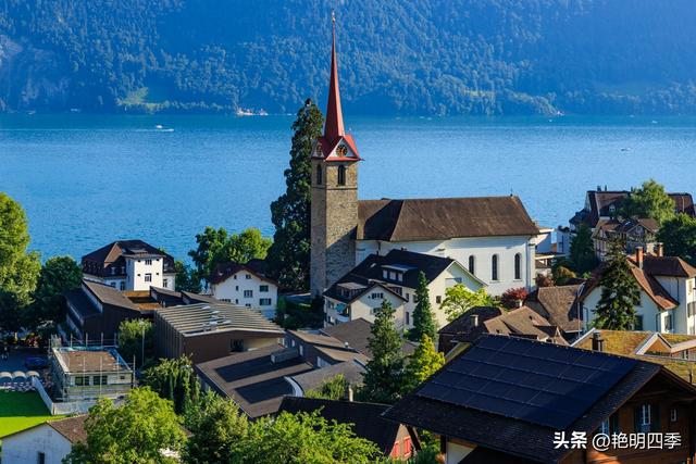 欧游杂记（5）‖ 齿轮火车几上几下瑞吉山，缆车凌空飞跃韦吉斯