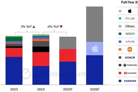 2024全球折叠手机出货量出炉，华为排第二，摩托罗拉增长异常凶猛图片