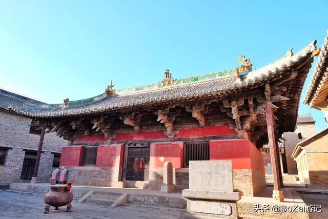 打卡冷门景点，山西崇明寺推荐，中佛殿唐宋融合的建筑美学