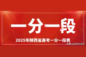 重磅发布 | 2025年陕西省高考一分一段表 / 与2024年一分一段对比总表图片