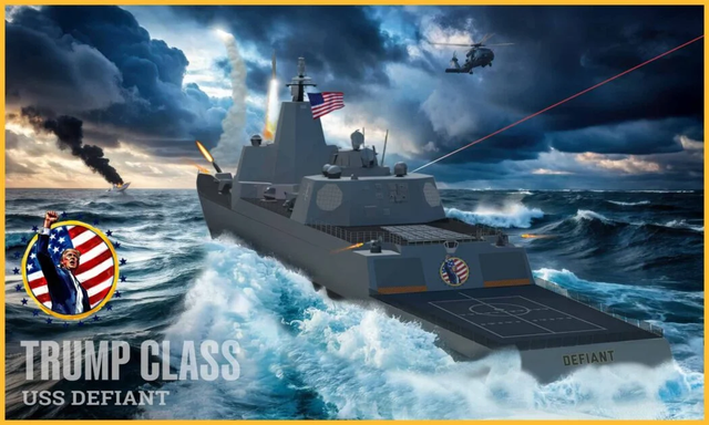 电磁炮+140垂发！川普官宣"特朗普级战列舰"，看图后感叹：太美了