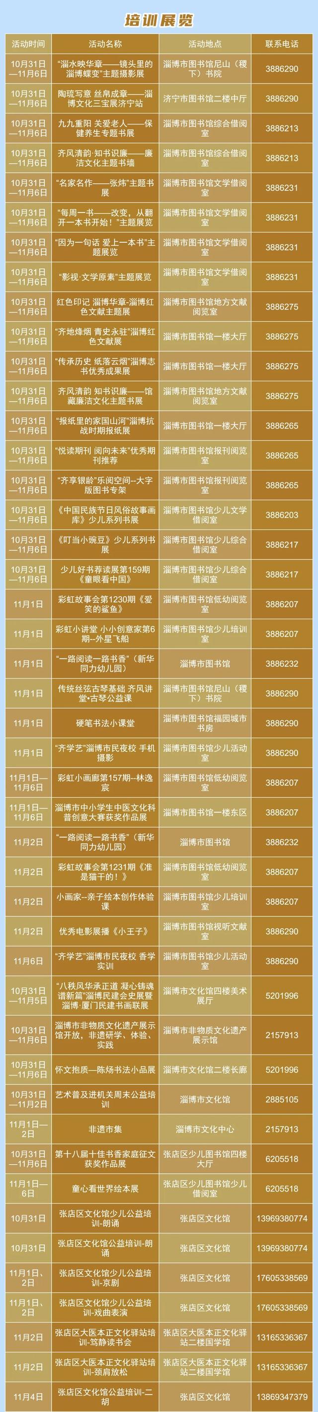 淄博一大波活动来袭！时间、地点→