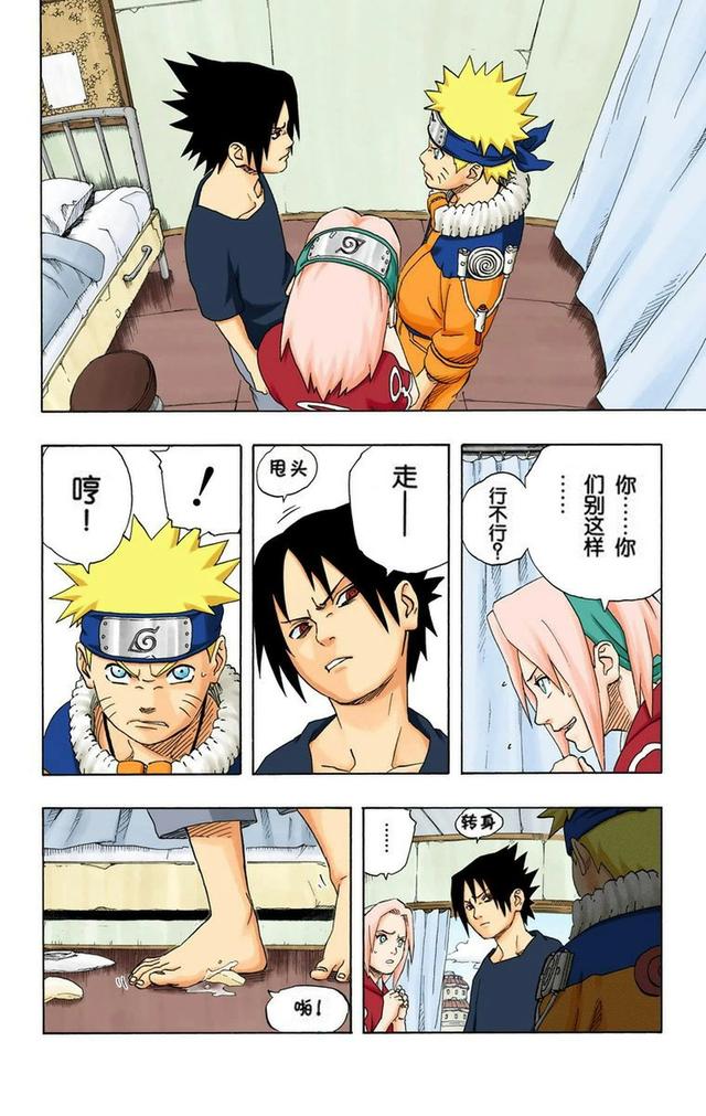 火影忍者彩漫 第二十卷 第五代火影纲手，鸣人佐助天台对决