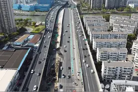 西环快速路劳动路节点改造进入主体施工图片