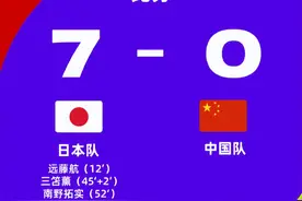 世预赛：国足0比7不敌日本图片