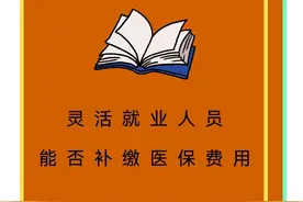 灵活就业人员能否补缴医保费用图片
