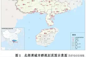 我国北部湾沿岸河流水系图片