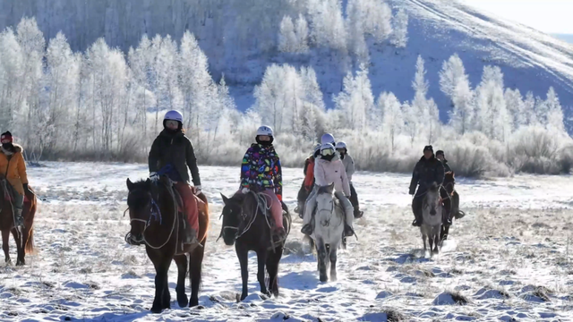 额尔古纳：雪漫边境藏热力 冰封大地启游程