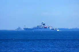 划设远海警告区，长征8火箭发射，针锋相对？美军测量船闯入台海图片