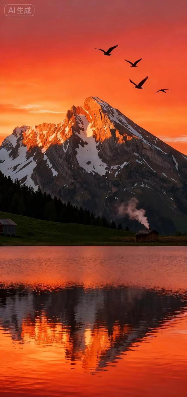 #壁纸 #风景 #夕阳无限好