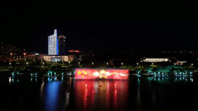 随州首个城市水上夜游——“云湖夜澜”行进式夜游正式启航