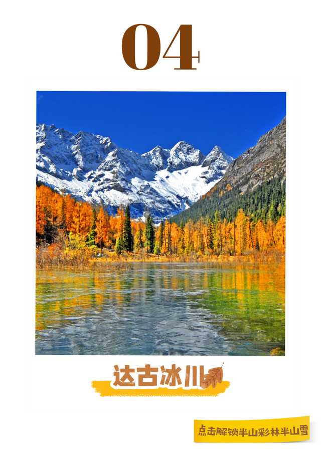 半山彩林半山雪！现在的阿坝美的我眼前一亮又一亮！