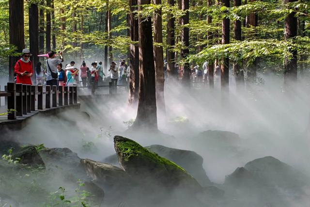樱桃沟喷雾景观