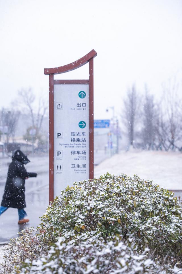 不负等待！高岭文化村终于下雪啦