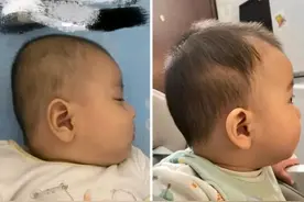 婴幼儿小时候用不用枕头区别真的很大。宝妈要牢记图片