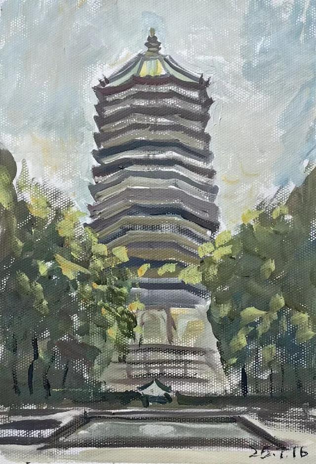 写生日记——251101 北京·玲珑公园