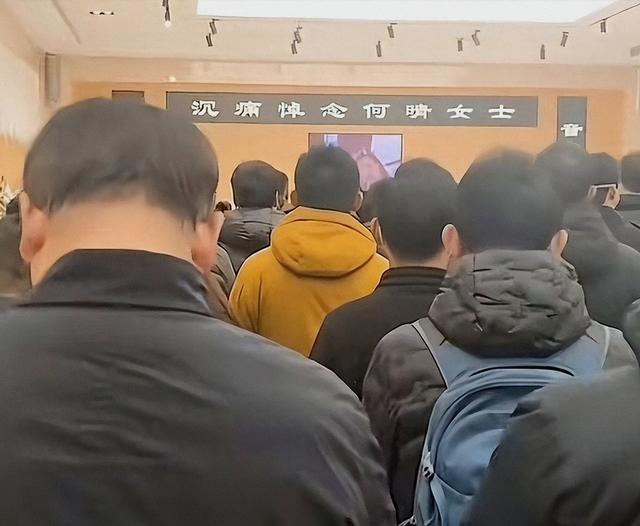 何晴追悼会公开，儿子捧骨灰，廖京生现身称不是老公	，许亚军缺席