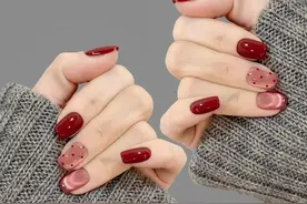 美甲｜短甲猫眼也可以很高级图片