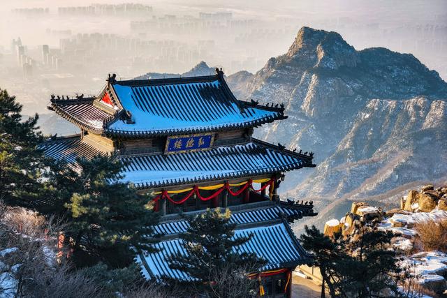 雪后泰山，仙境再现