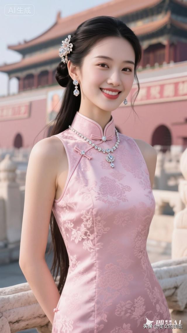 天安门旗袍女人风采