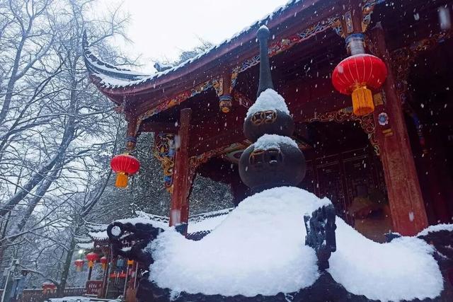 回答我，蒙顶山的雪景美不美？？