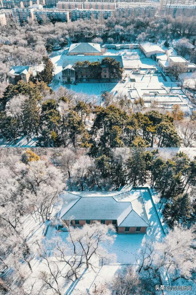 吉镜头｜雪覆红砖 水墨冬韵