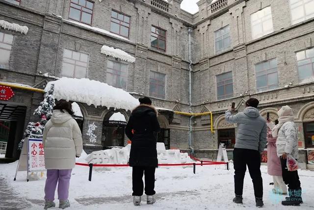 体验感满满!哈尔滨中华巴洛克街区创新推出“存雪区”