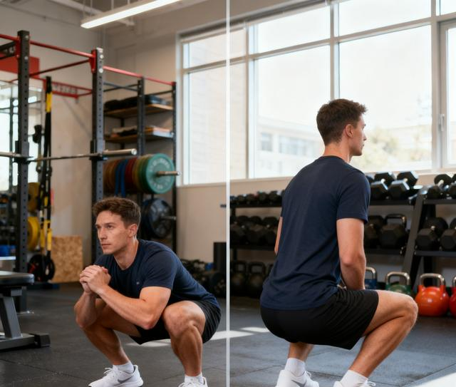 练深蹲3年，从膝盖疼到一口气蹲50个：普通人入门只需要做好这3步