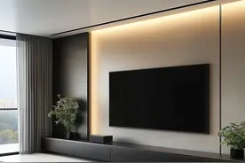 电视背景墙，做对了，整个客厅就高级好多图片