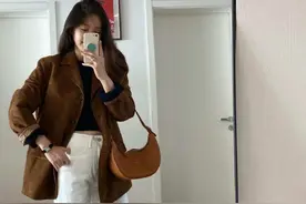 阔腿裤和这4种上衣搭配，高级又时髦图片