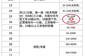 华为公司工资表一览，24年，华为工资又涨图片