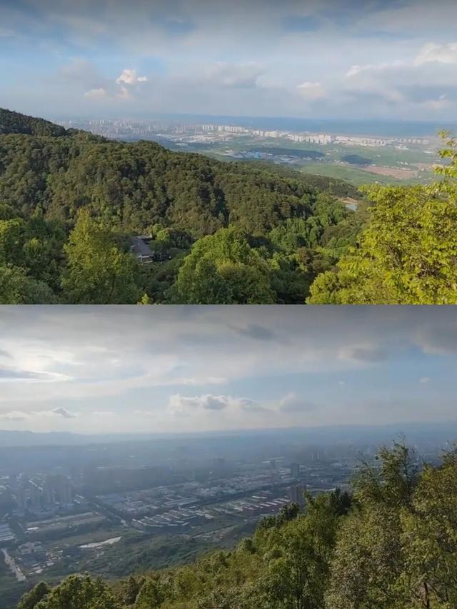 重庆璧山与沙坪坝交界处有一荒废古寺，四周散落残破石像
