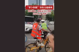 “萝卜快跑”停在路中间，专治交警，网友：是人工智能还是智障图片
