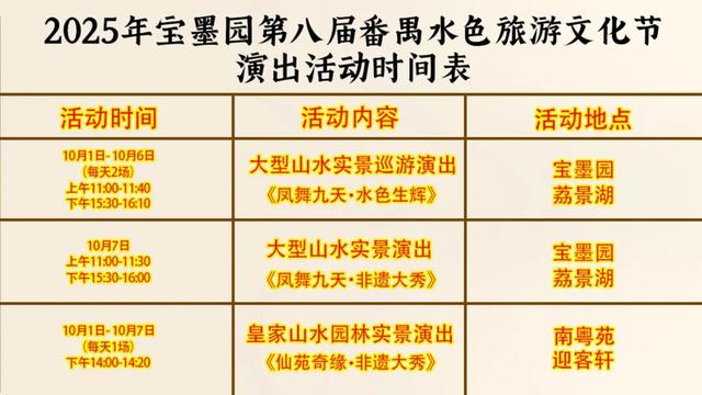 番禺水色文化节双节专场，宝墨园邀你共赏非遗奇观