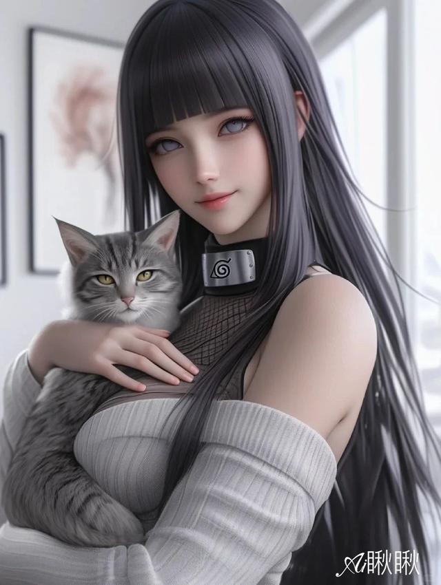 火影忍者 ：3D版日向雏田惊艳绝美，真的好羡慕鸣人啊