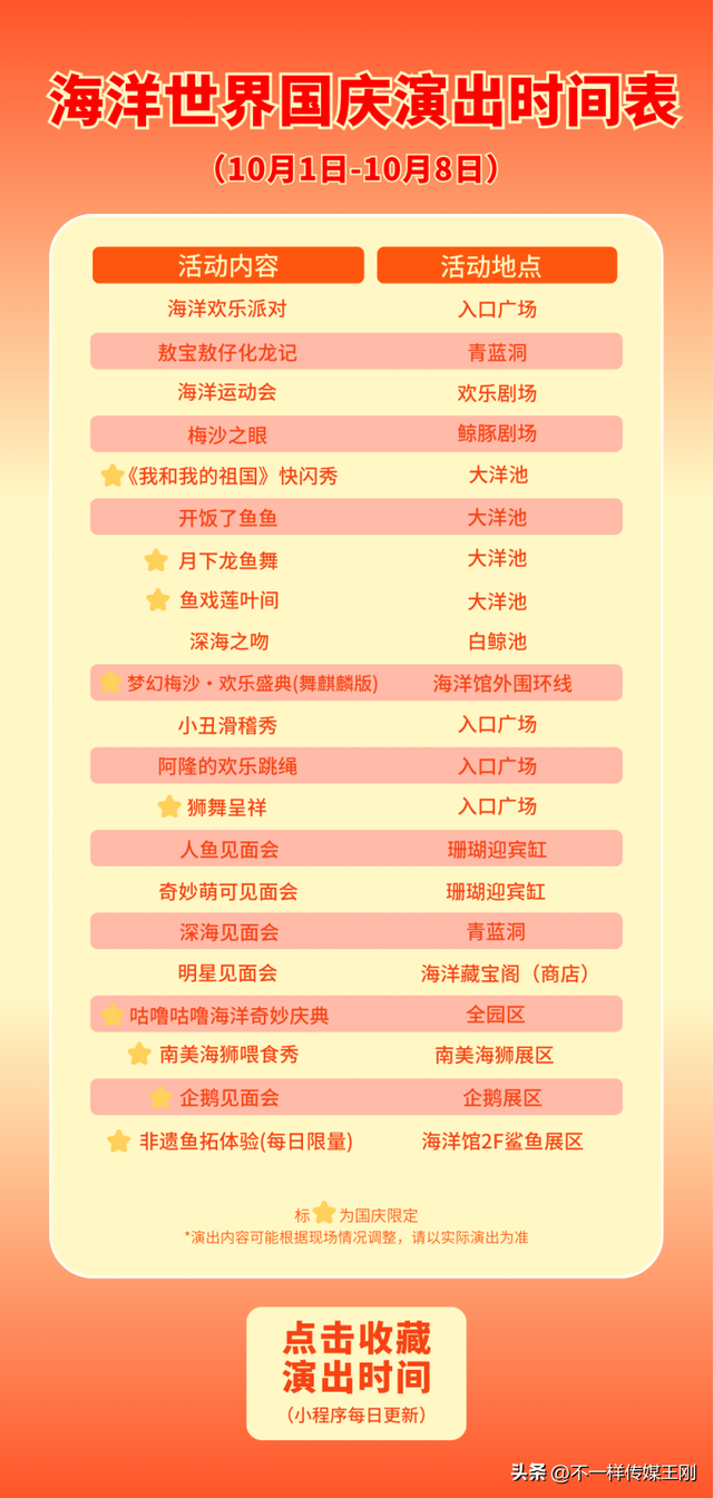 深圳国庆出游新地标！小梅沙海洋世界双园联动“海与火”狂欢模式