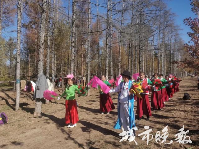 长春新增网红打卡地！红枫映伞影更添诗意