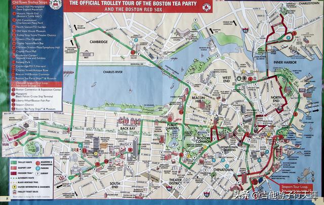 美国波士顿红线自由之路1-波士顿公园和爱尔兰大饥荒纪念雕塑