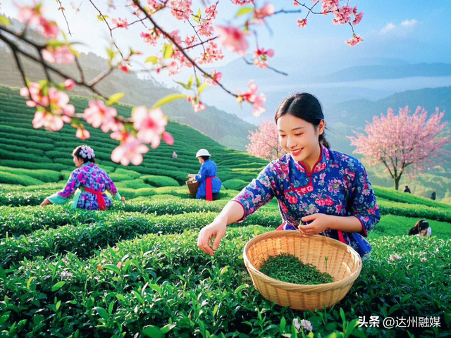 好一片“绿茶”！被达州大竹这片万亩茶海治愈了