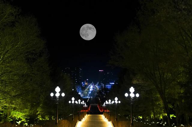 🤩哇~好大的月亮🤩