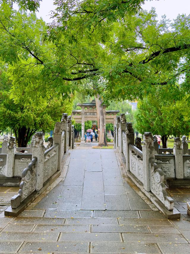 雨中西岳庙（渭南华阴市西岳庙）