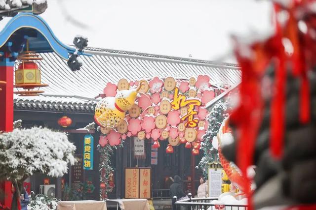 西青雪景限定！古镇换上新装扮～