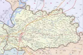 河南157个县域地图分享，今天分享兰考县，能看到你的村子么？图片